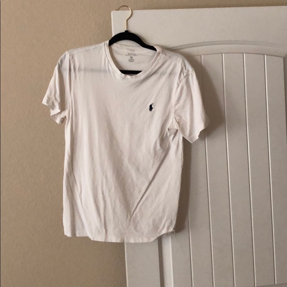 white Polo Ralph Lauren T-shirt